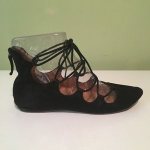 Nine West Lace Up Flat